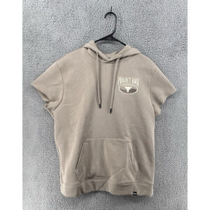 Under Armour Project‎ Rock Fleece Cutoff Tan Pump Cover Hoodie Mens Sz Large NWT